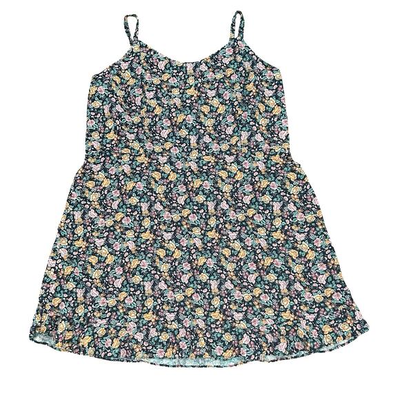 Old Navy Fit & Flare Sleeveless Floral Print Linen Blend Cami Dress XXL Bohemian - Picture 2 of 13